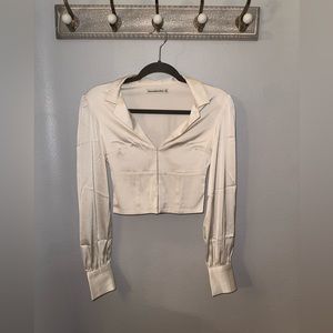 NWOT Abercrombie & Fitch Satin Top